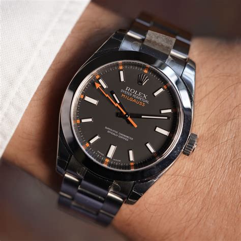 milgauss rolex black dial|Rolex Milgauss black dial discontinued.